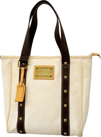 Louis Vuitton Ecru Tote Bag (Pre-Owned)