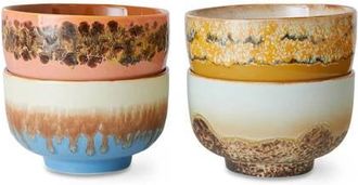HKliving kom 70s (Ø13,5 cm) (set van 4)