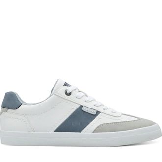 s.Oliver Witte Vetersneakers voor Mannen - Heren - Sneakers - Wit - 45 EU - Schoenen