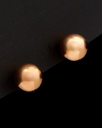 Italian Gold, Inc 14K Italian Rose Gold Ball Studs