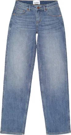 Duer Womens Performance Denim High Rise Straight Pants Blue 24 In Waist X 31 In Inseam