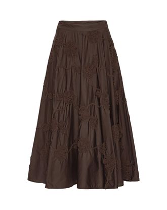 Rotate Flower Maxi Skirt Mol&eacute;