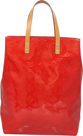 Louis Vuitton Reade Red Patent Leather Handbag (Pre-Owned)