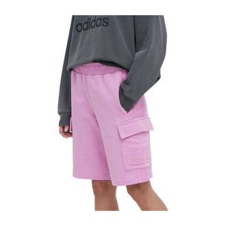Emporio Armani Katoenen Shorts - Dames - Korte broeken - Roze - Maat: XS Katoen