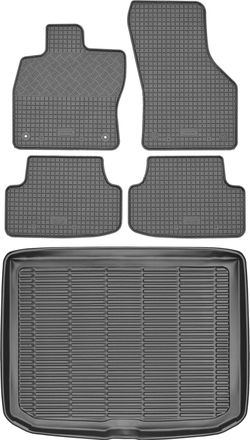 OEM Juego De Alfombrillas De Goma Para Coche Y Maletero Para Audi A3 Iii 8v Sportback (2012-2020)