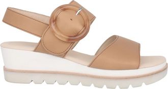 Gabor Stijlvolle damessandalen collectie - Dames - Sleehakken - Beige - 40 1/2 EU - Schoenen