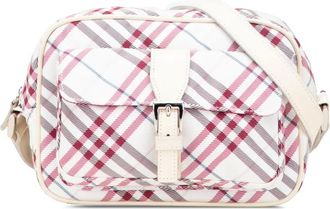 Burberry Borsa a tracolla Nova Check in tela 2000-2010 - Bianco