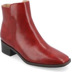 Journee Collection Capri Bootie in Red at Nordstrom Rack, Size 8