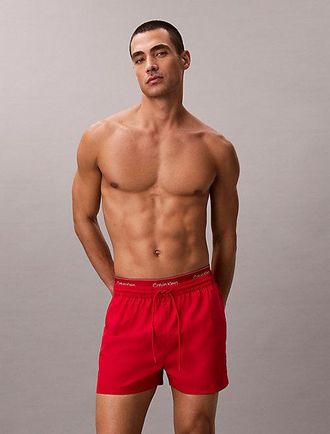 Calvin Klein Short Drawstring Swim Shorts - CK Essentials
