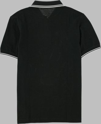 Fred Perry Tipped Collar Polo Shirt - Black