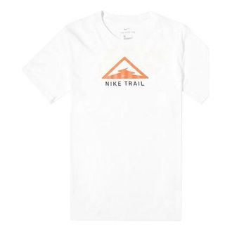 Nike Dri-FIT Trail Triangle Logo Short Sleeve White CT3857-133
