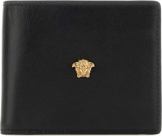 Versace Portafoglio La Medusa in pelle - Nero