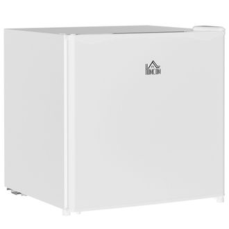 HOMCOM 46L Counter Top Fridge with Chiller Box Mini Fridge for Bedrooms Cream | TJ Hughes