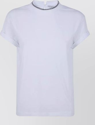 Brunello Cucinelli cotton round neck t-shirt