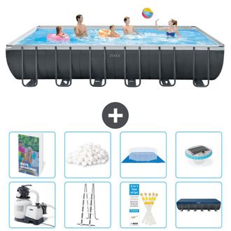 Intex Piscina Ultra Xtr Rectangular - 732x366x132 Cm - 9-piezas S627