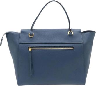 Celine Borsa Pre-owned in Pelle con Cintura e Patta Mini - - Pre-owned - Donna - Blu - ONE SIZE