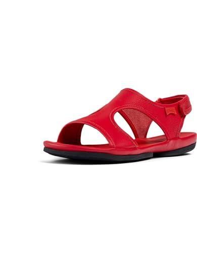 Sandales Compensées Rouges En Simili Nubuck - Pointure 39 - Marque Erynn - Neuves Sans Boîte