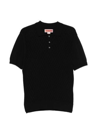 Baracuta Pattern Stitch ss Polo