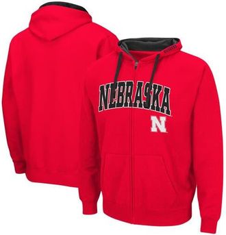Colosseum Mens Colosseum Scarlet Nebraska Huskers Big & Tall Full-Zip Hoodie at Nordstrom, Size Xxx-Large