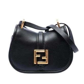Fendi Pre-owned Mini Crossbody Bag - Dames - Pre-owned - Zwart - Maat: ONE Size Leer