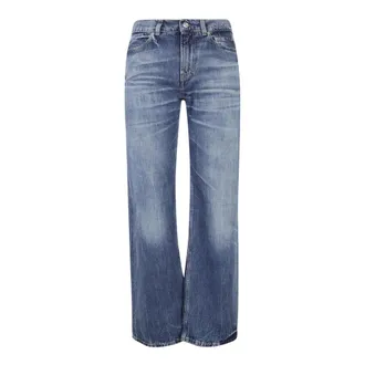 Our Legacy Boot-cut Jeans, female, Blue, Size: W27 Wata Cut Jeans