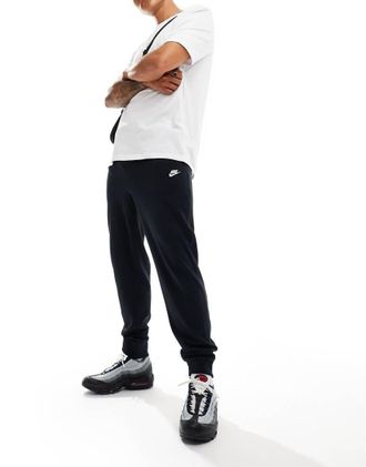 Nike Club Knit sweatpants in black