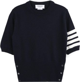 Thom Browne Short Sleeve Intarsia Knit