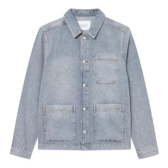 Les Deux Denim Jackets, male, Blue, Size: XL Denim Shirt Jacket