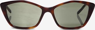 Saint Laurent Katzenaugen-Sonnenbrille SL 775-003 Havanna