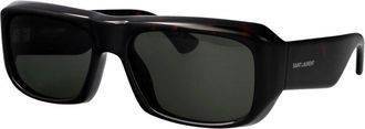 Saint Laurent SL 869 Zonnebril - Heren - Zonnebrillen - Bruin - 57 MM - Accessoires