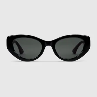 Gucci Cat-eye Frame Sunglasses, Black
