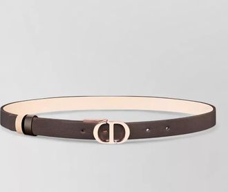 Dior signature belt reversible design adjustable length