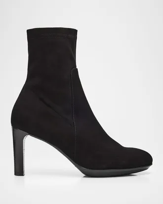 Aquatalia 90mm Rhumba Suede Booties