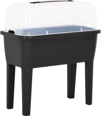 vidaXL Jardinera Elevada 77x38,7x82 Cm Pp Vidaxl