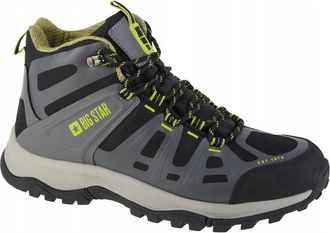 Bigstar Heren Hooggesneden Wandelschoenen (Grijs/Zwart)