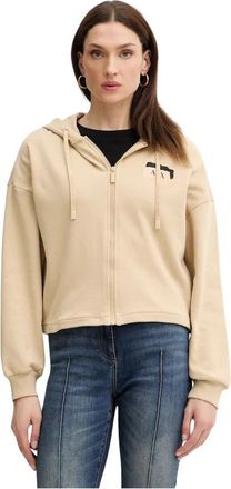 A|X Armani Exchange Dames, Sweatshirts & Hoodies, Beige, Maat: XS Katoen