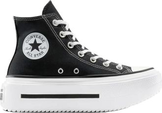 Converse Zwarte Platform Sneakers - Dames - Sneakers - Zwart - 38 EU - Schoenen