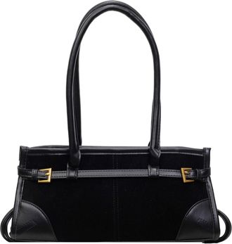 Generic Vintagese Womens Shoulder Bag Made of PU Leather Versatile Messenger Bag for Work Shopping Travel Womens Handbag