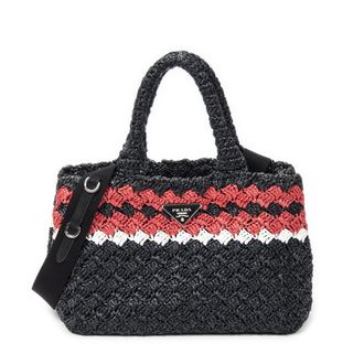Prada Small Canapa Tote Schoudertas