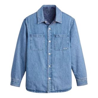 Levi's Heren, Overhemden, Blauw, Maat: XS Katoen