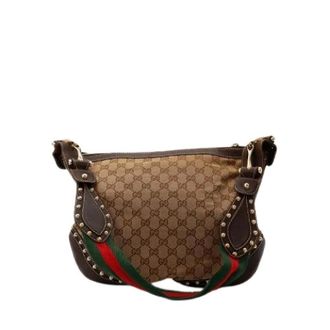 Gucci Pre-owned Shoulder Bags, female, Brown, Size: ONE SIZE Pre-owned Le Pelham Shoulder Bag