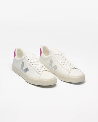 Veja Campo Womens Trainers in Ivory Leather - Size UK 8