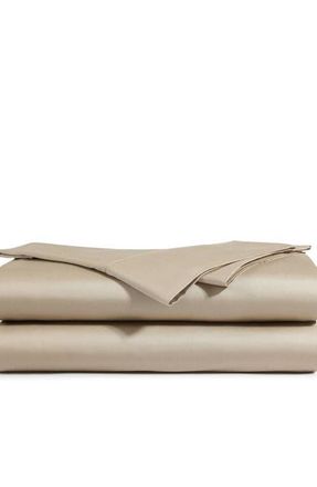 Sunday Citizen Premium Fitted Sheet in Taupe at Nordstrom, Size Queen