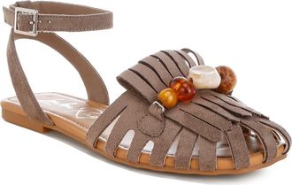 London Rag Corvina Ankle Strap Sandal in Taupe at Nordstrom Rack, Size 9.5