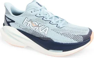 Hoka One One Mach X 3 Running Shoe in Glimmering Blue/varsity Navy at Nordstrom, Size 10.5