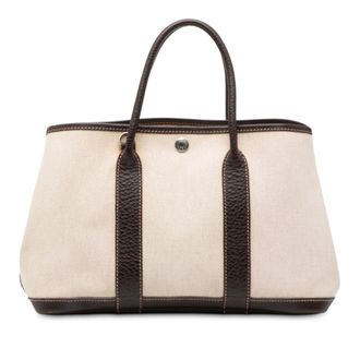 Herm&egrave;s Tweedehands Toile en Negonda Garden Party 30