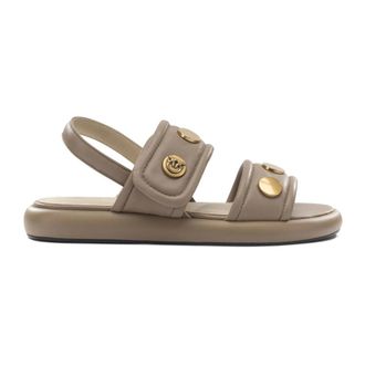 Pinko Flat Sandals, female, Beige, 7 UK, Flat Sandals