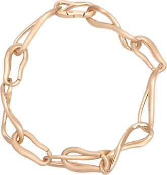 Cult Gaia Vera Chain Necklace in Gold Brass
