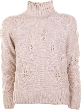 MC2 Saint Barth Textured Knitted Sweater with High Ribbed Turtleneck