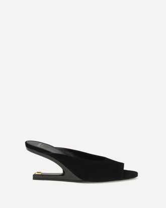 Balmain Mules open-toe in suede Woman 40